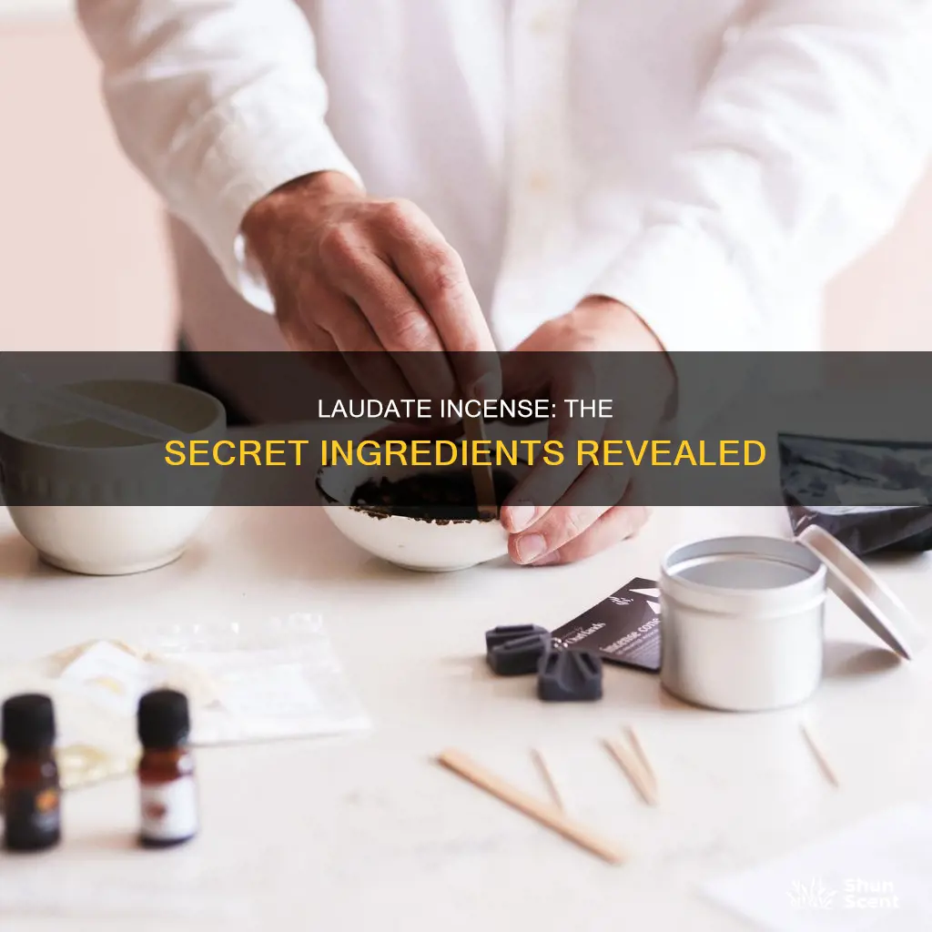 what is in laudate incense