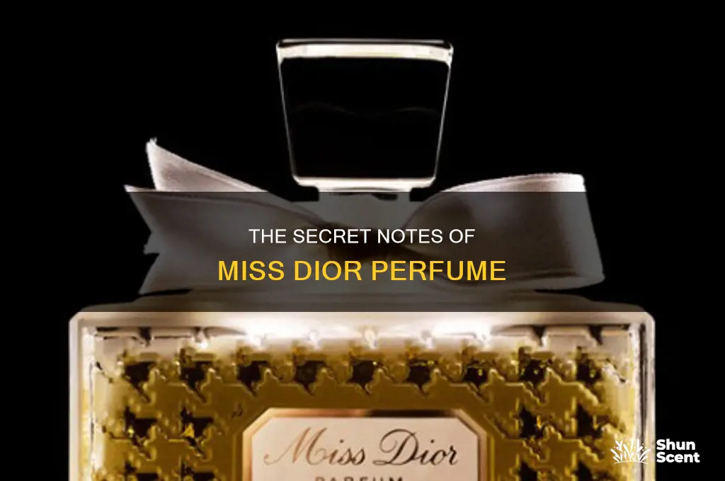 what is in miss dior perfume