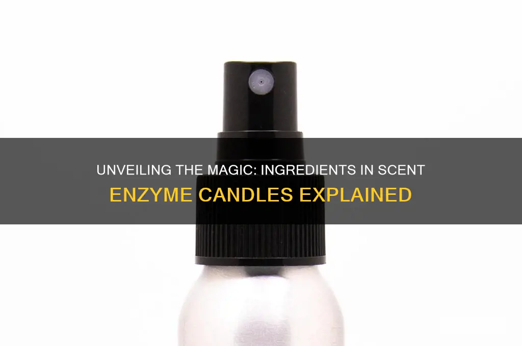 what is in scent enzyme candles