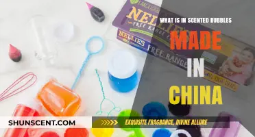 Unveiling the Ingredients in China-Made Scented Bubbles: A Detailed Analysis