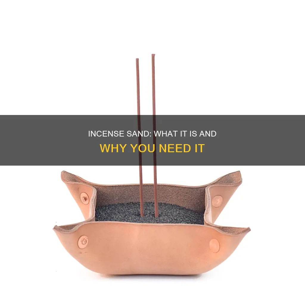 what is incense burner sand