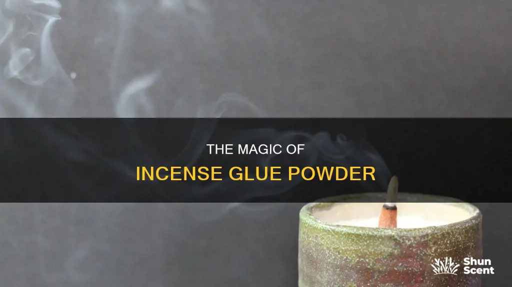 what is incense glue powder
