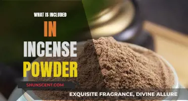 Incense Powder: Natural Ingredients and Their Benefits