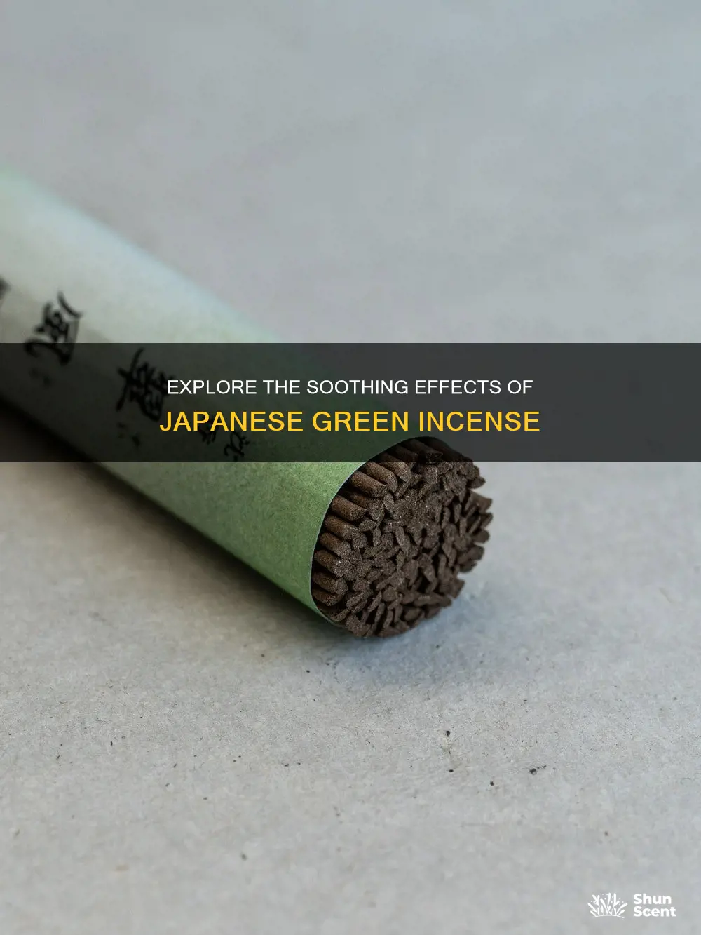 what is japanese green incense