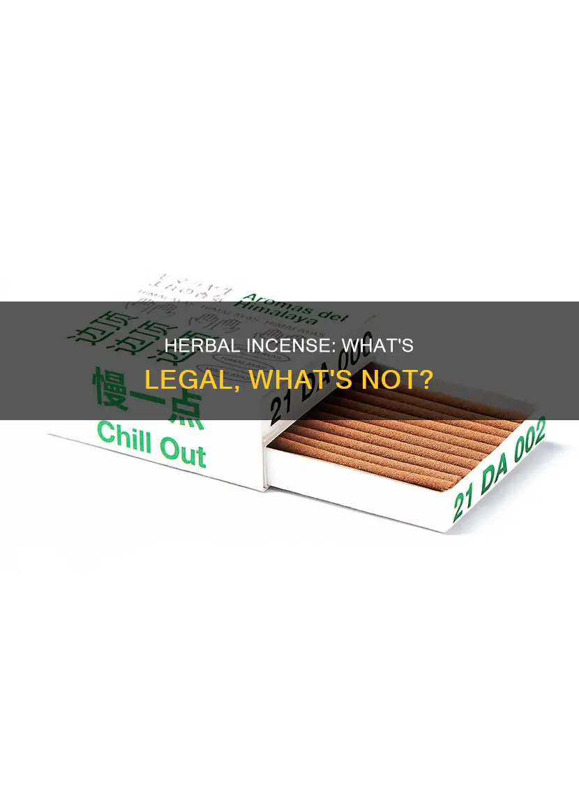 what is legal herbal incense