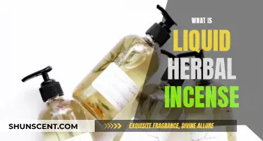 Herbal Incense: Liquid Form and Benefits