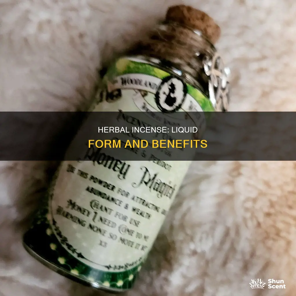 what is liquid herbal incense