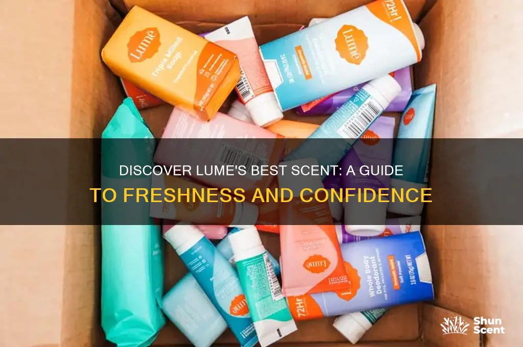 what is lume best scent
