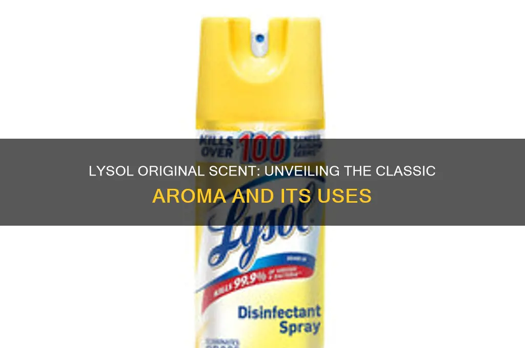 what is lysol original scent