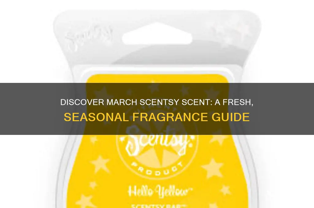 what is march scentsy scent