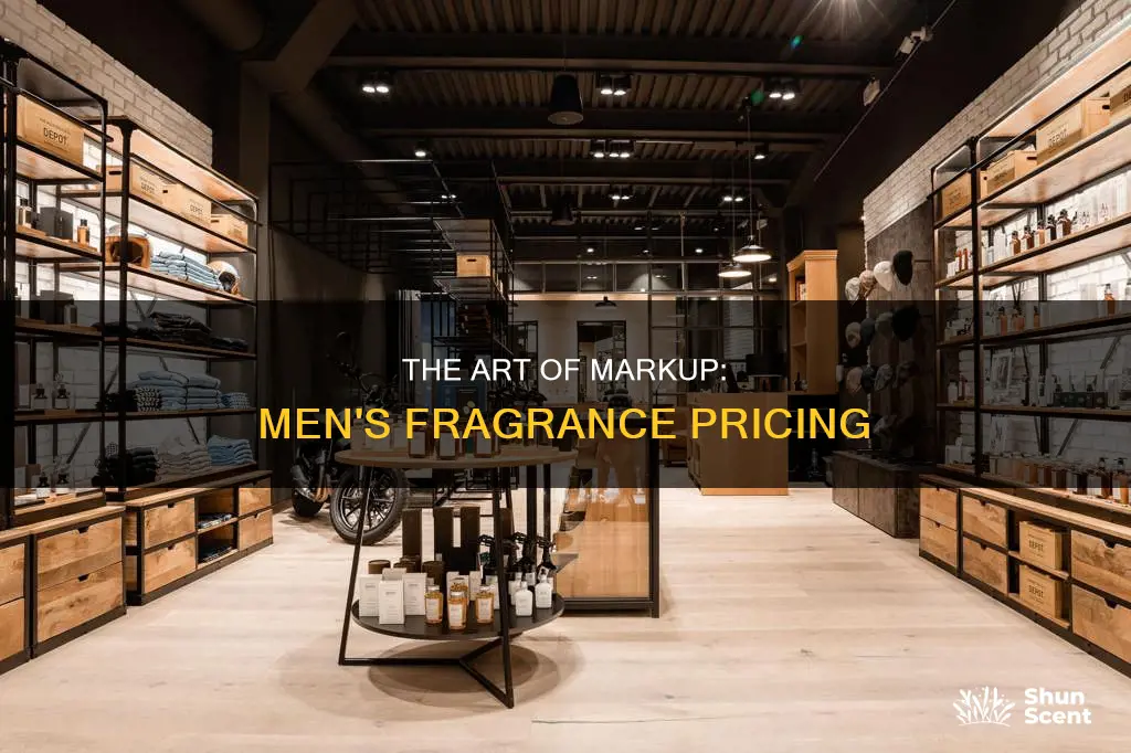 what is markup for mens fragrance