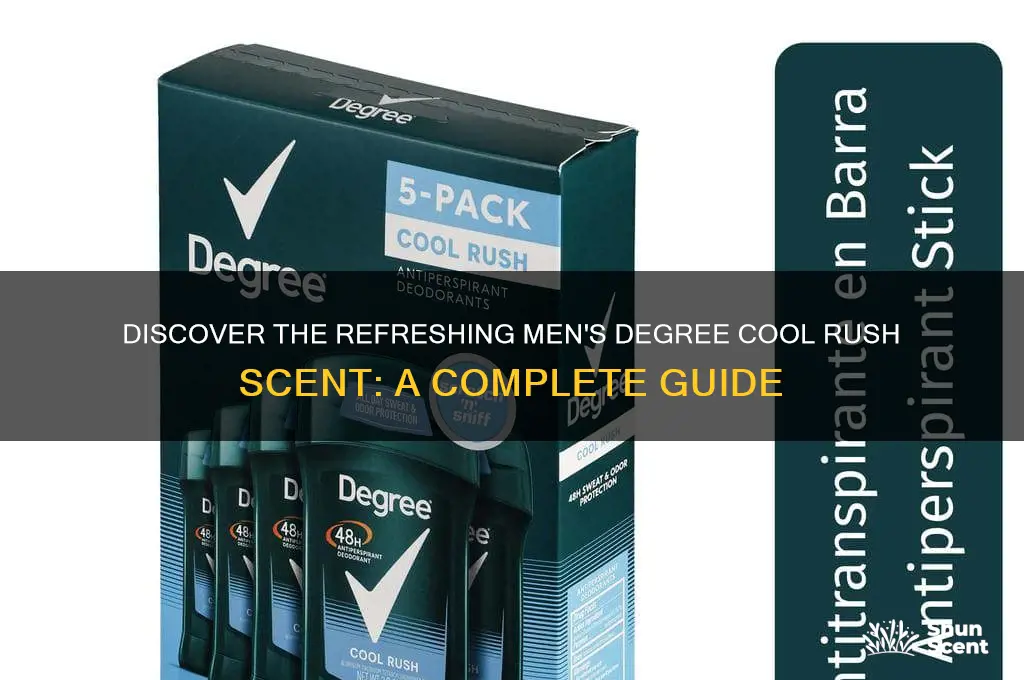 what is men degree cool rush scent
