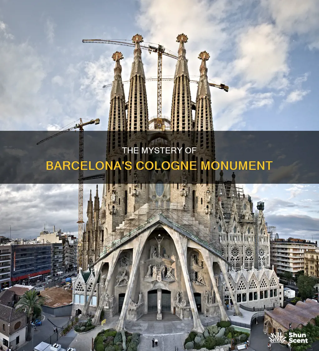 what is monument of cologne in barcelona spain