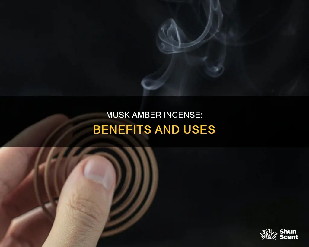 what is musk amber incense good for