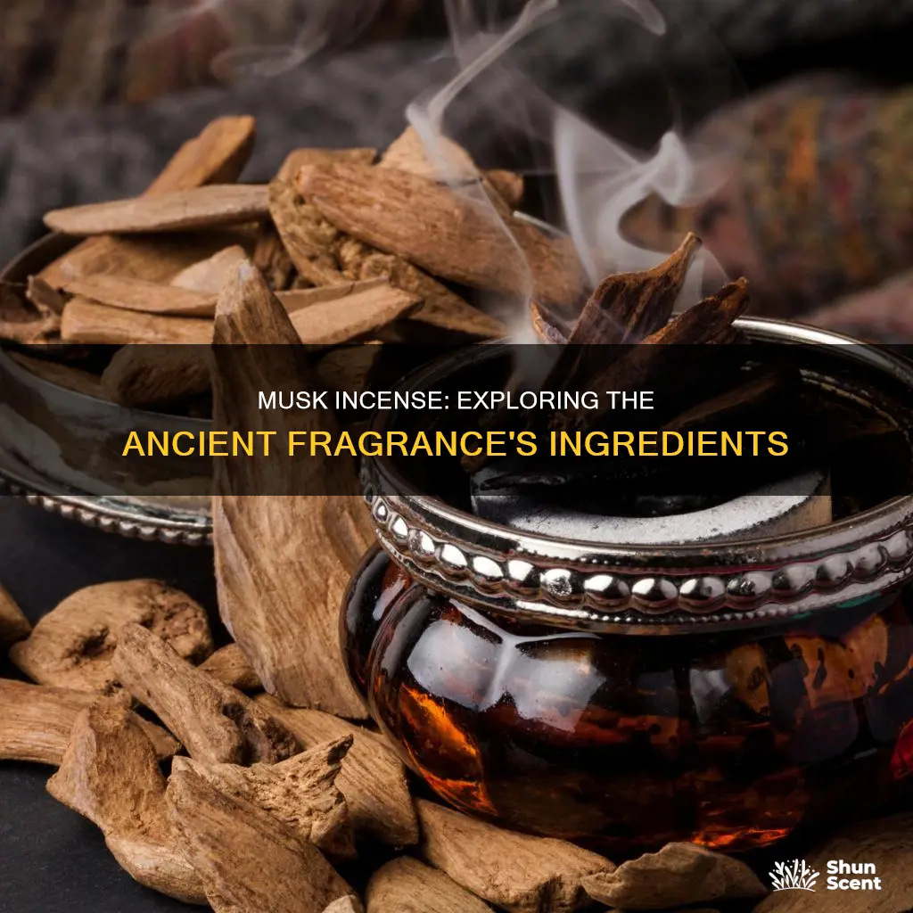 what is musk incense made from