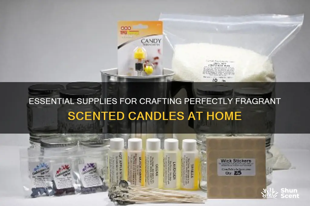 what is needed to make scented candles