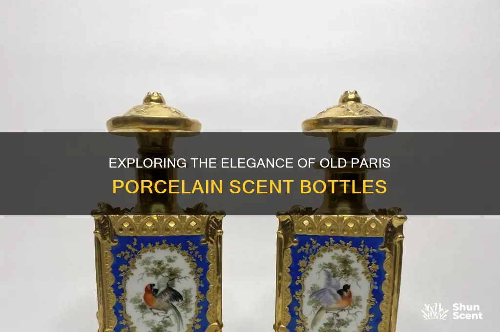 what is old paris porcelain scent bottle