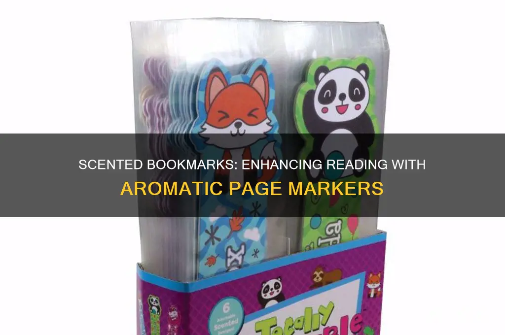what is on scented book marks