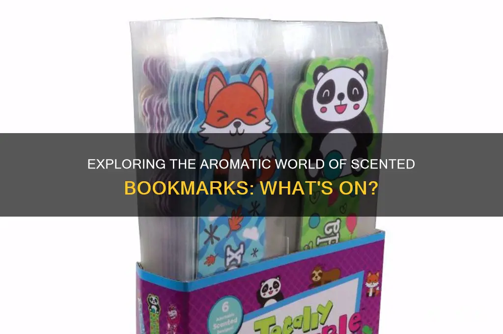 what is on scented bookmarks