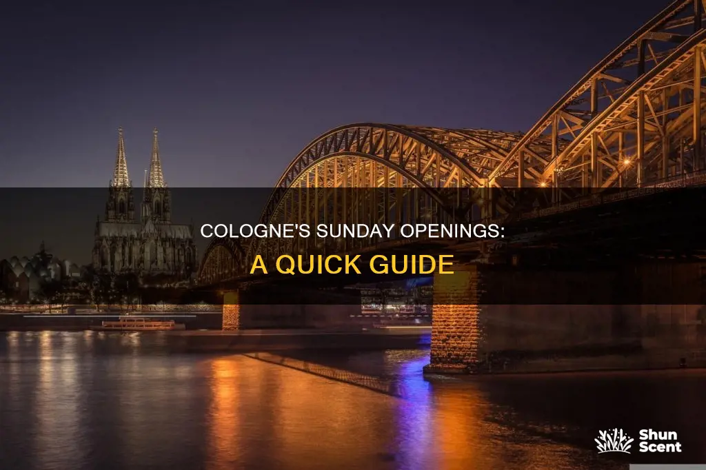 what is open in cologne on sunday