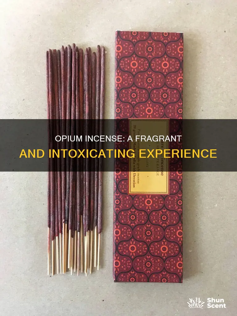 what is opium incense