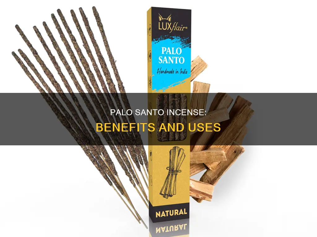what is palo santo good for incense