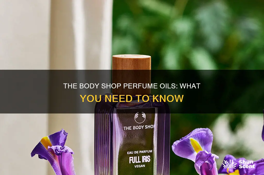 what is perfume oil body shop