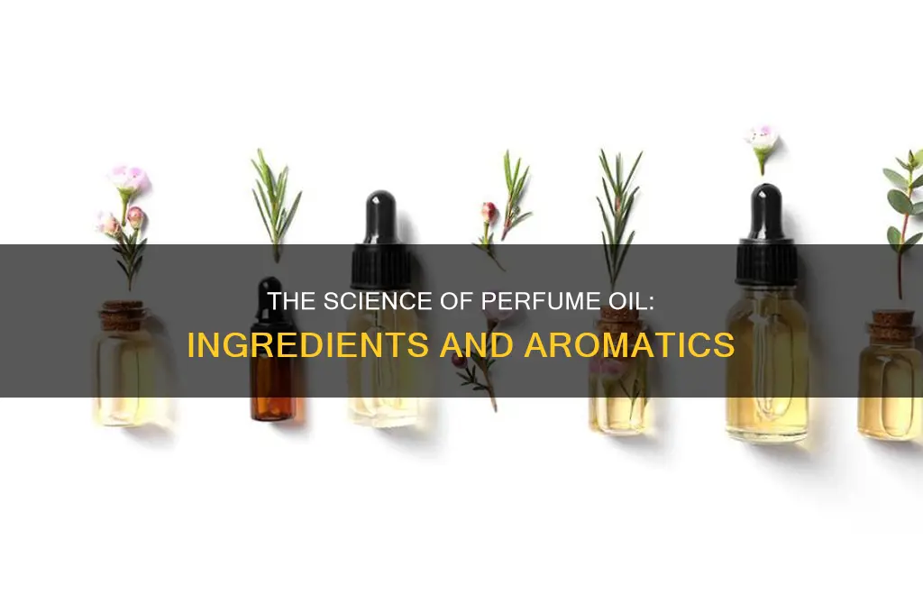 what is perfume oil made of