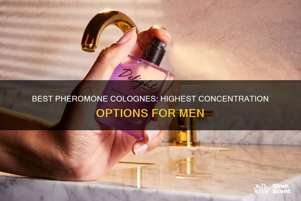 what is pheromone cologne with highest concentration