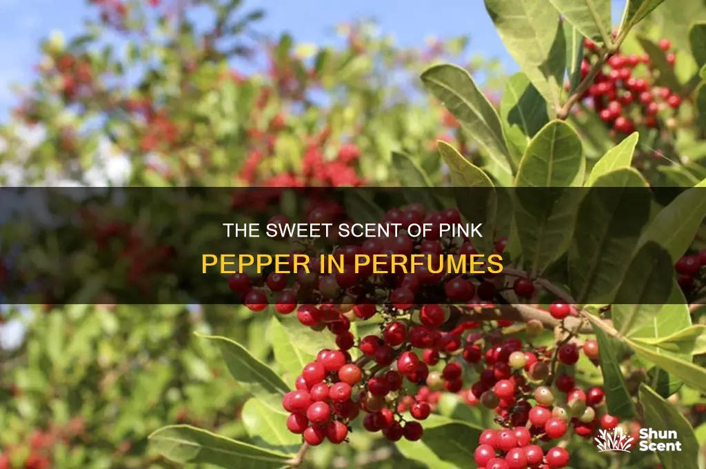 what is pink pepper in perfume