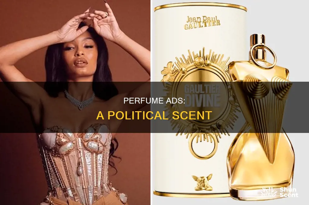 what is political about perfume ads