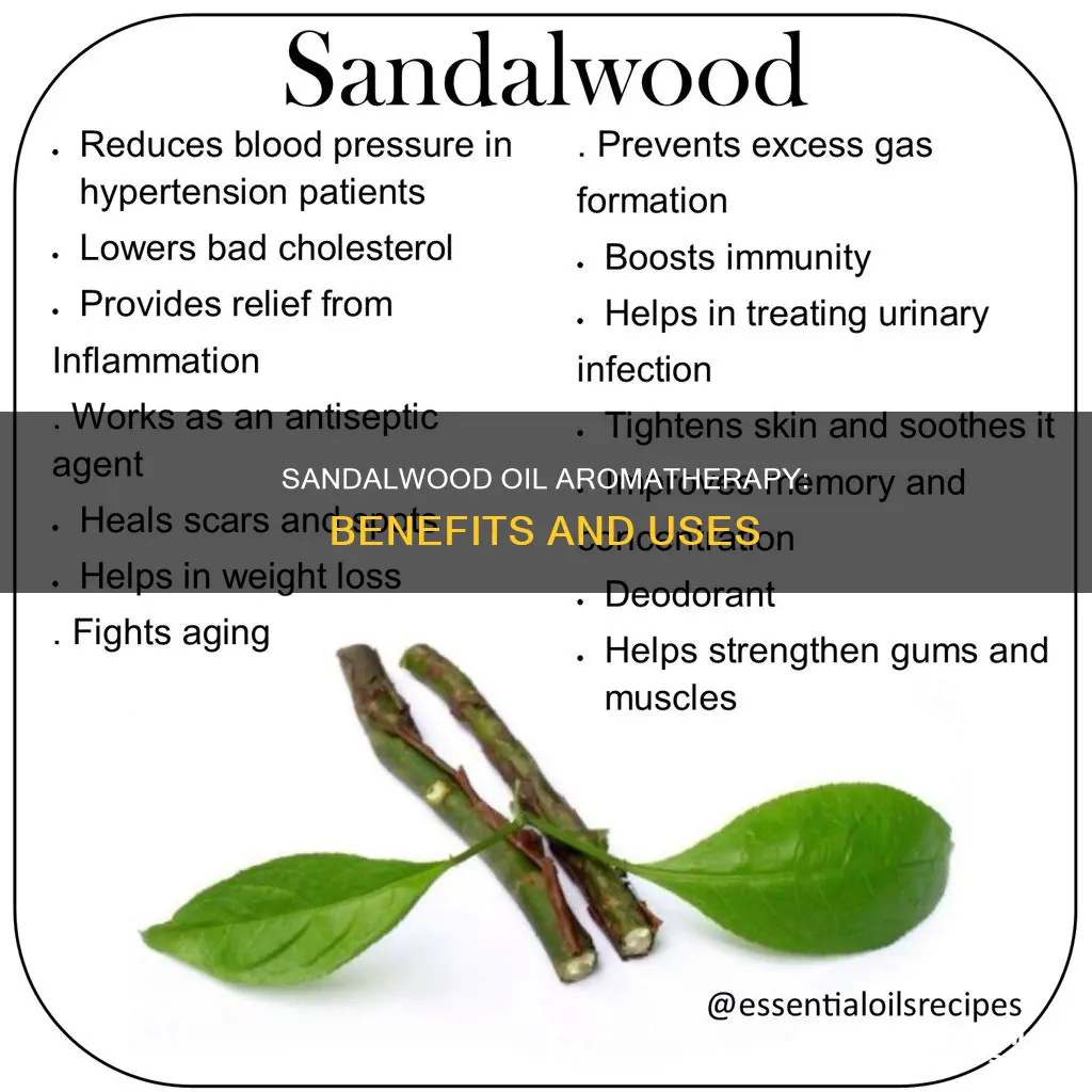 what is sandalwood essential oil aroma therapy good for