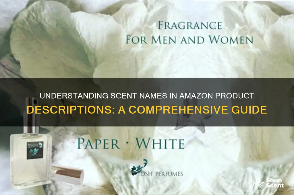 what is scent name in amazon item description