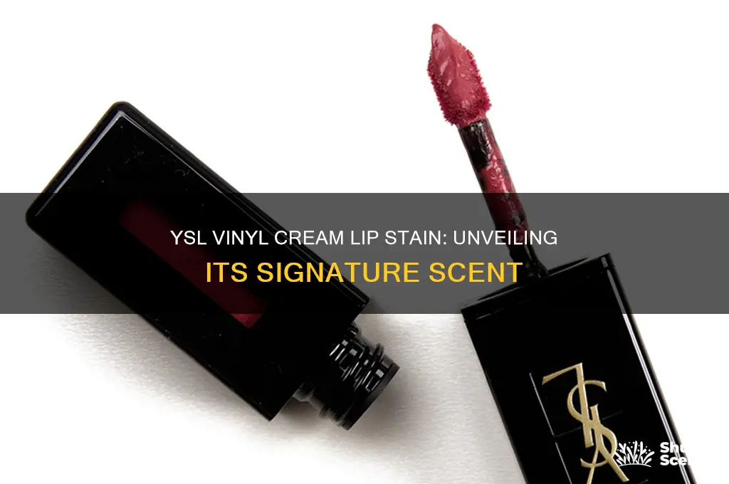 what is scent of ysl vinyl cream lip stian