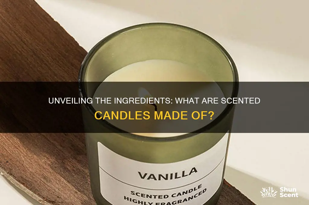 what is scented candles made of