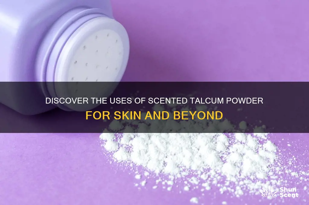 what is scented talcum powder used for
