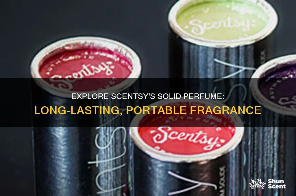 what is scentsy solid perfume