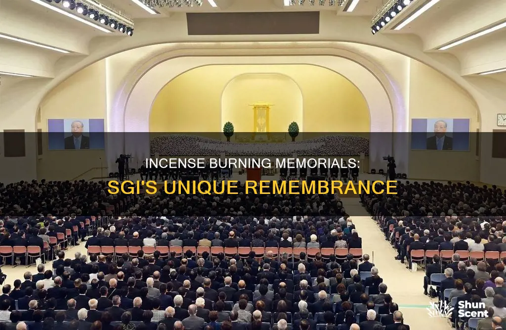 what is sgi incense burning memorial