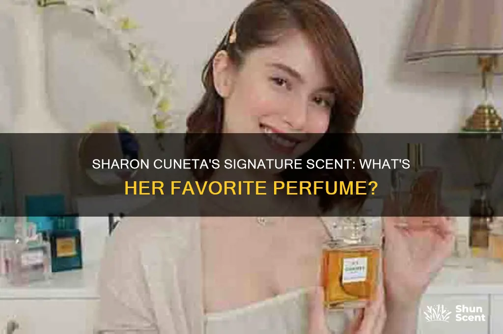 what is sharon cuneta favorite perfume
