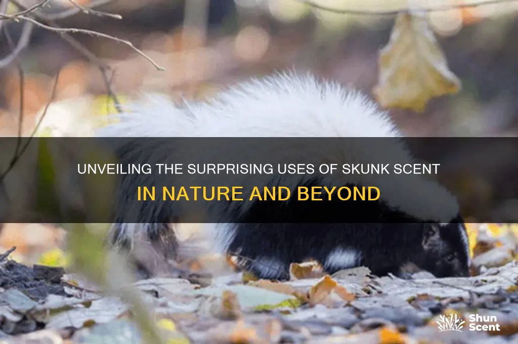 what is skunk scent used for