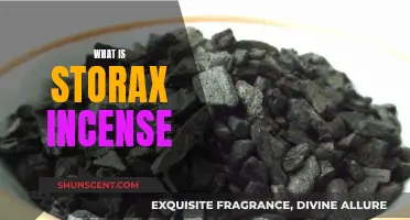 Storax Incense: Ancient Aromatic with Healing Powers