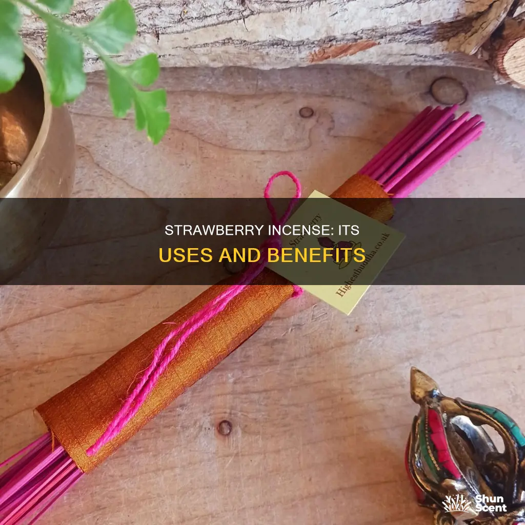 what is strawberry incense used for