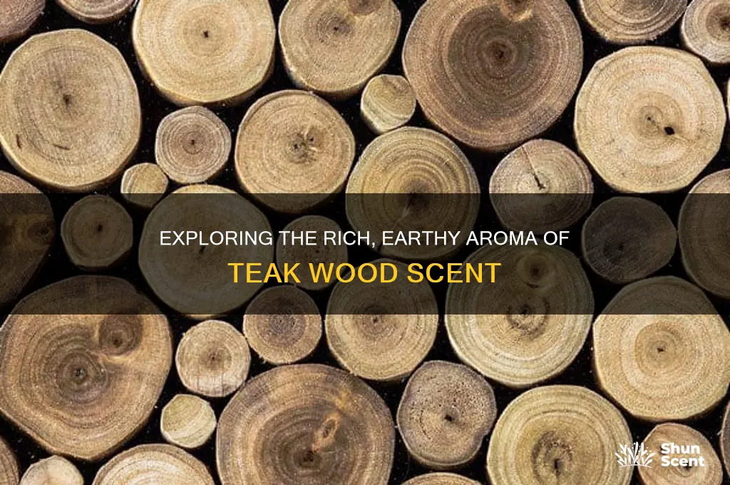 what is teak scent