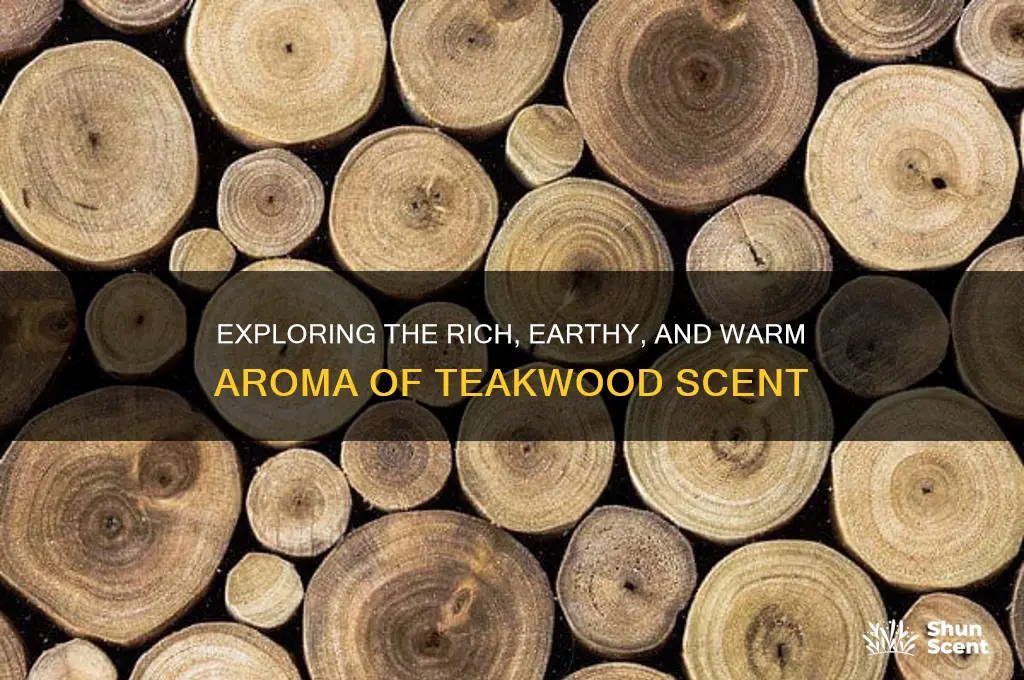 what is teakwood scent