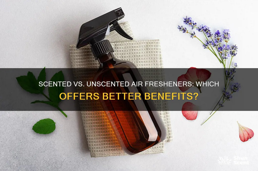 what is the advantages of scented or unscented air fresheners