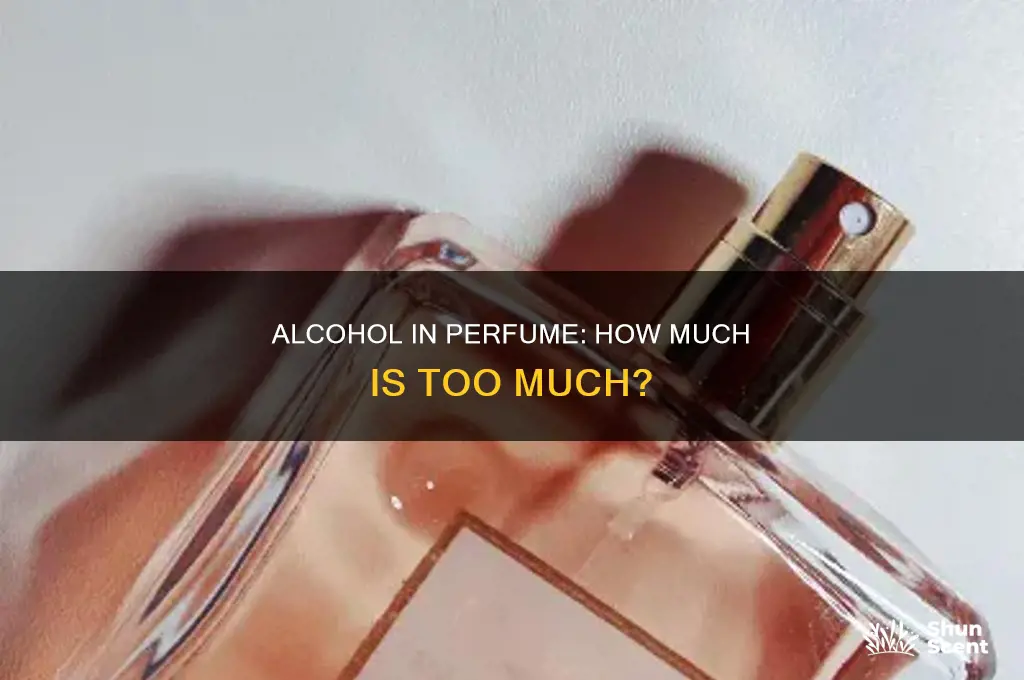 what is the alcohol content in my perfume