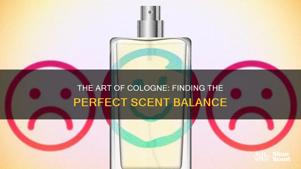 what is the appropriate amount of cologne