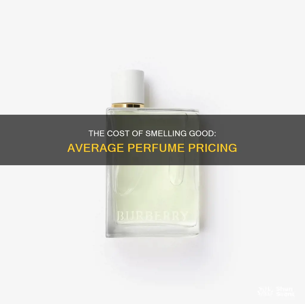 what is the average price of a bottle of perfume