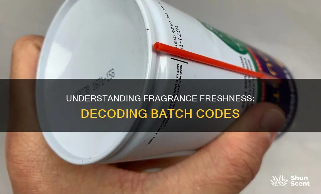 what is the batch code on a fragrance