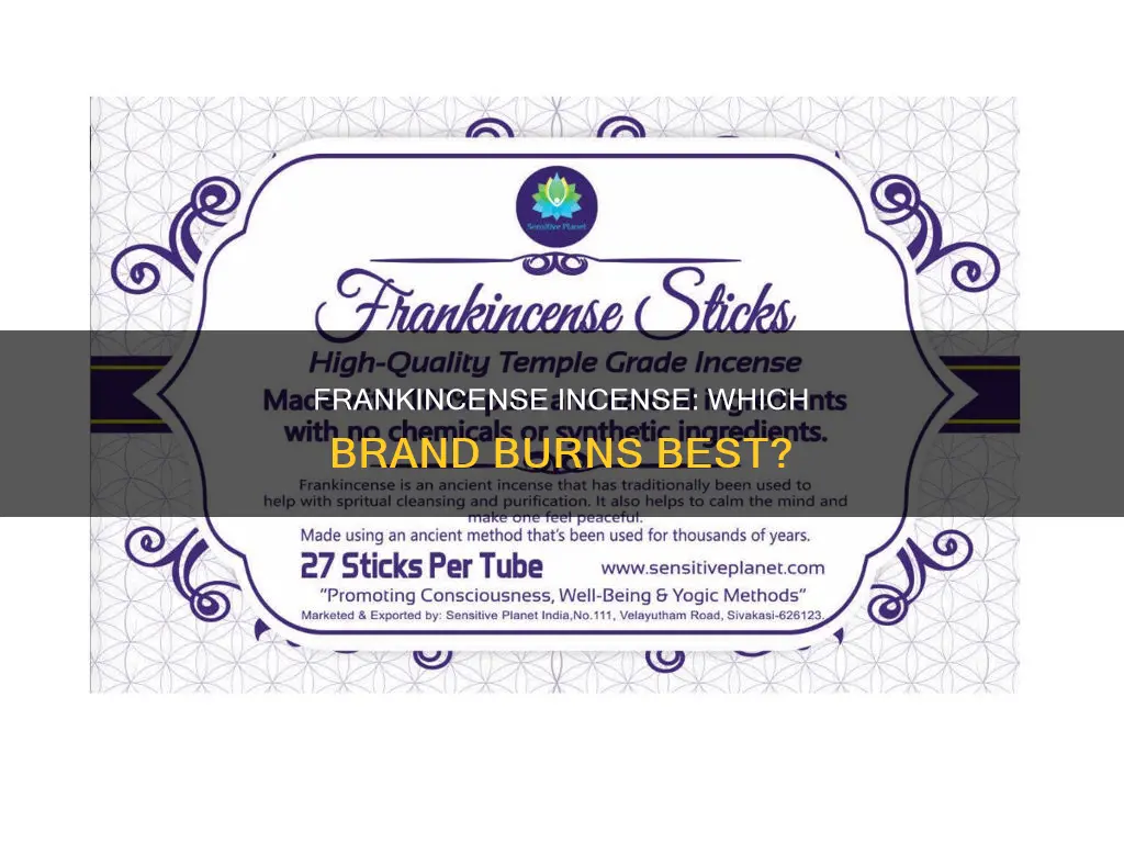 what is the best brand of frankincense incense